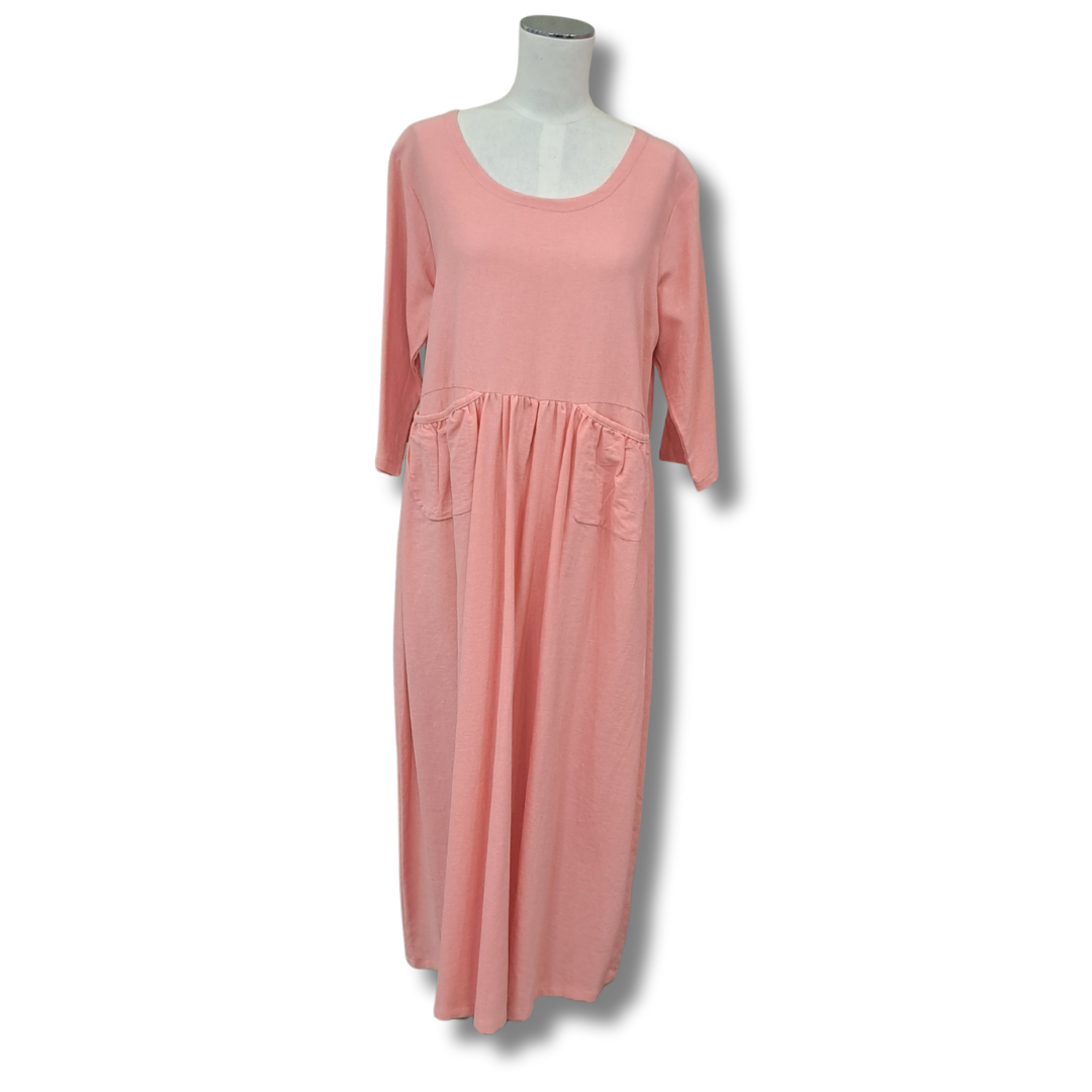 Wicker & Co - Terracotta Pocket Dress - Front