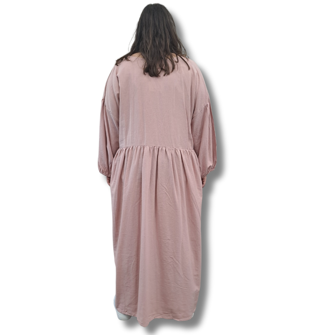 Wicker & Co Dusty V Neck Maxi Dress Back