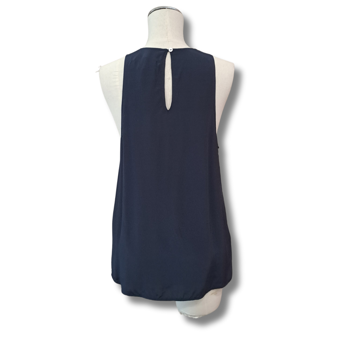 Witchery - Blue Night VSC Racer Tank - Size 8 - Back View