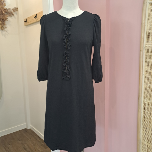 Workshop - Black Merino Dress - Size S