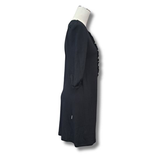 Workshop - Black Merino Dress - Size S - Side