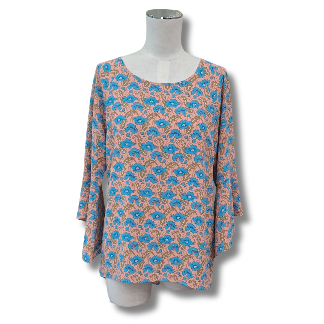Zafina - Floral Top - Size 10 - Front