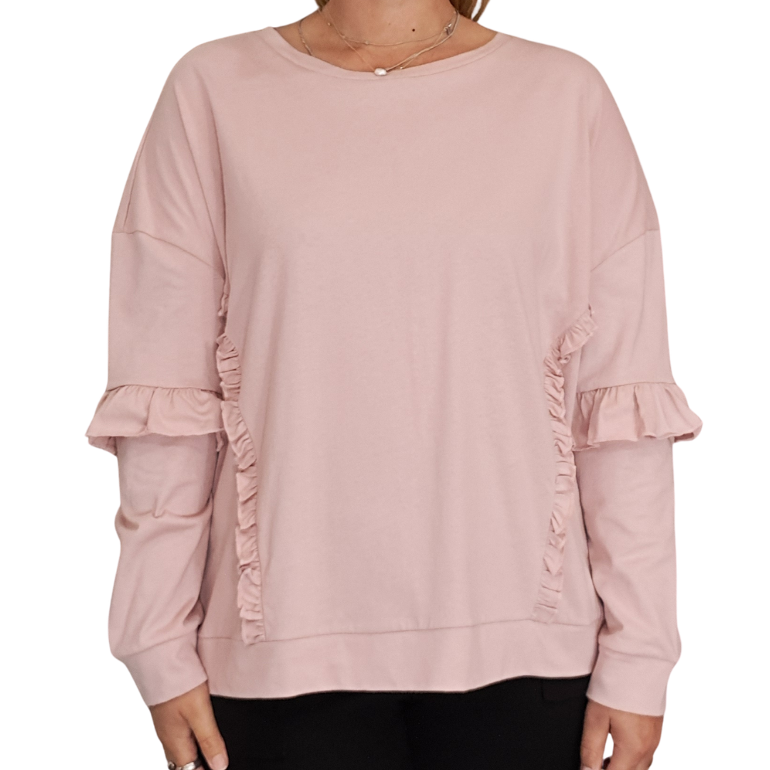 Zafina - Pink Zoey Top - Size 14 - Front View