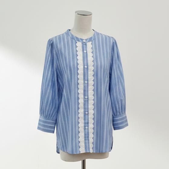 Zjoosh - Pippa Striped Blouse - Size 12 - BNWT - Front