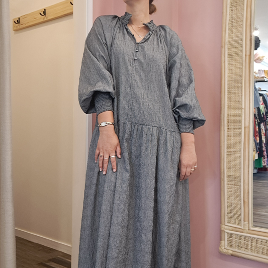 Zoe Kratzmann - Small Check Maxi Dress - Size 3