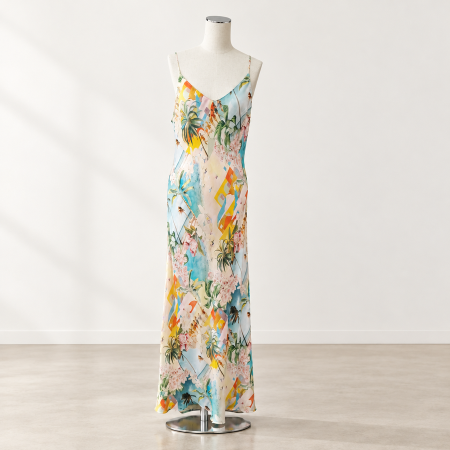 Kachel - Lia Maxi Slip Dress - Size 12